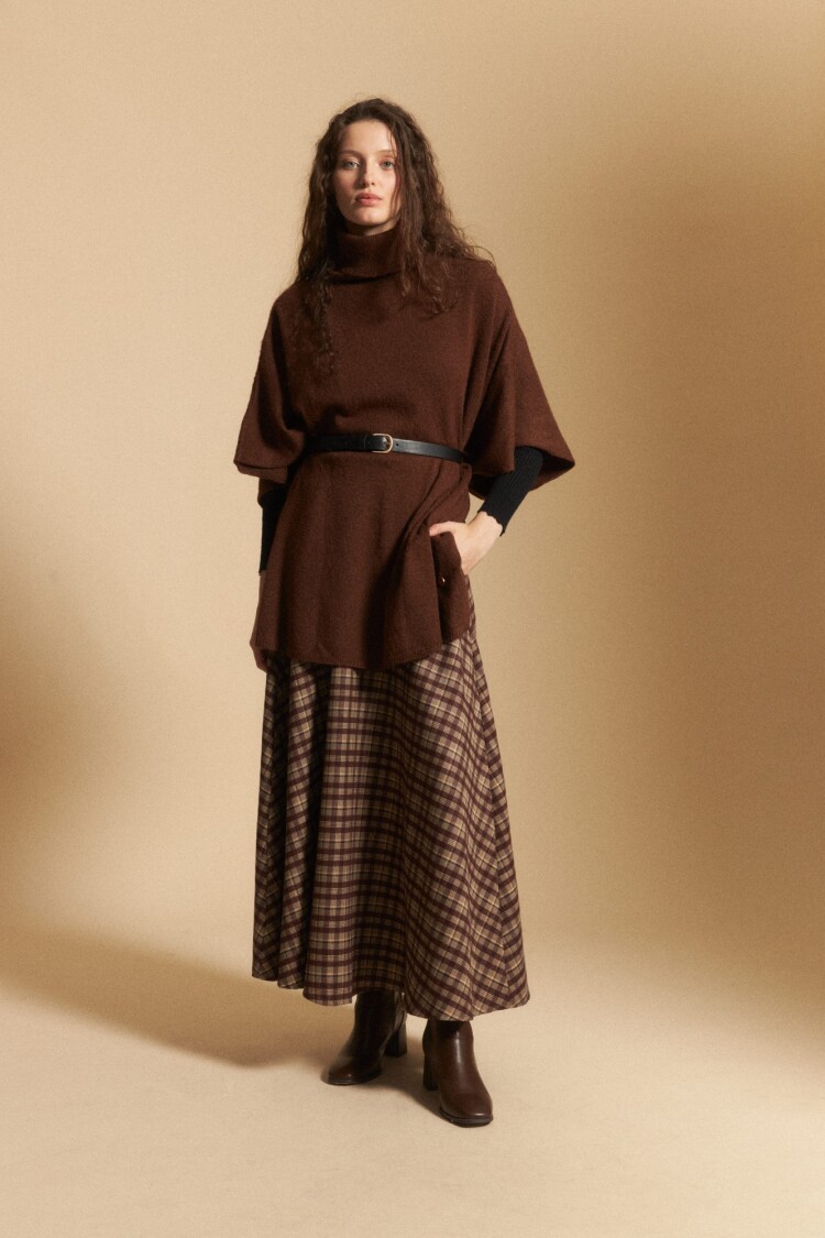 PONCHO ISIDRO Chocolate