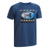 UA B TECH GRAPHIC SS-BLU BLU-498