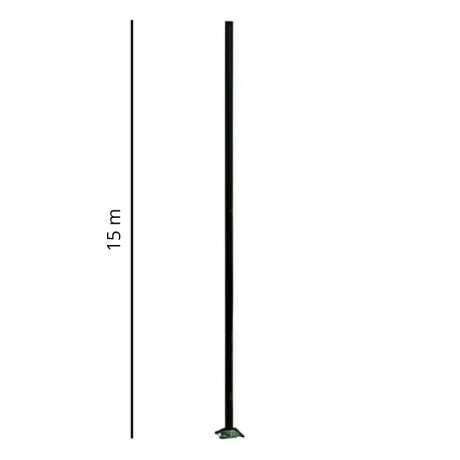 Columna Deportiva con Rack para 8 Focos 15mt Columna Deportiva con Rack para 8 Focos 15mt