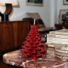 Vela árbol de navidad Rojo