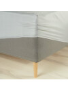Sábana ajustable micro MIRIAM 1 Plaza 90x200x25 gris Sábana ajustable micro MIRIAM 1 Plaza 90x200x25 gris