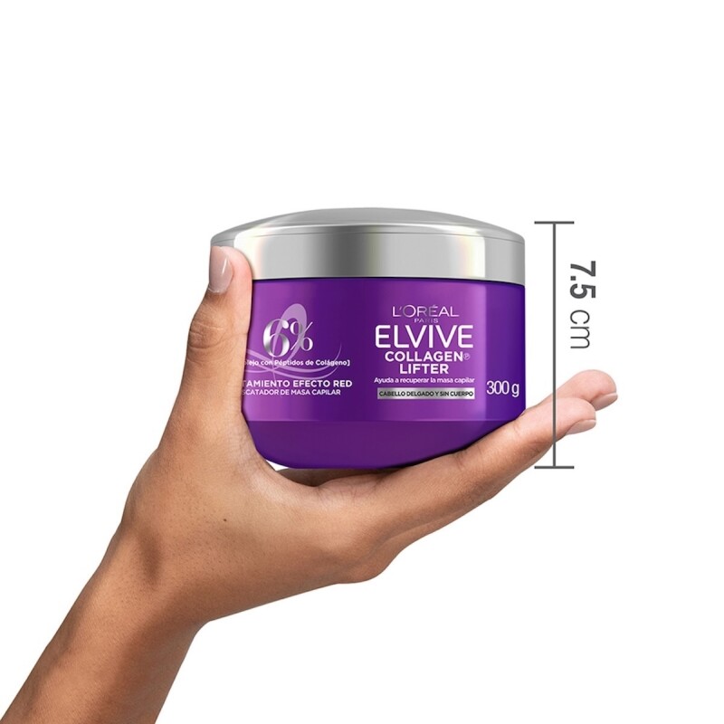 Mascarilla L'oréal Paris Elvive Collagen Lifter 300 Grs. Mascarilla L'oréal Paris Elvive Collagen Lifter 300 Grs.