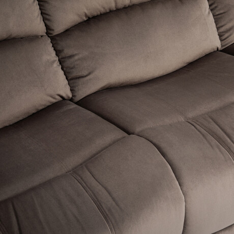 SOFÁ SILLON RECLINABLE 3 CUERPOS CHOCOLATE