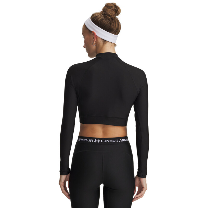 HeatGear Crop Mock LS-BLK BLK-008