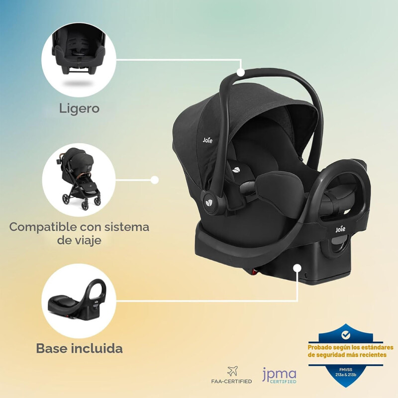 Silla de Auto Joie Rue con base LATCH Silla de Auto Joie Rue con base LATCH