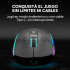 Mouse Gamer Inalambrico Xtrike Me 7 Boton 8000 Dpi Rgb Usb Color Negro