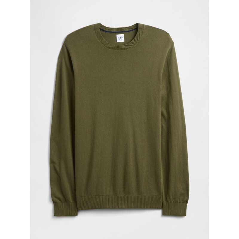 V-FA25 SOLID CORE CREW ARMY JACKET GREEN