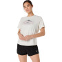 Polo Running Fujitrail Logo SS Top Mujer Cream