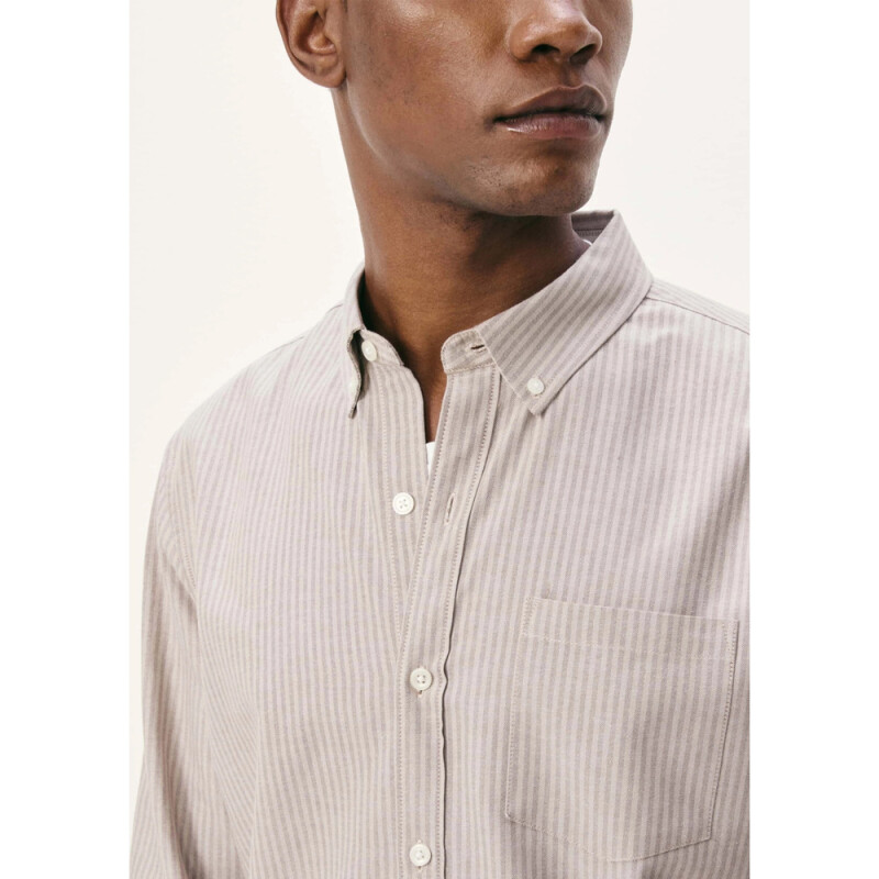 CAMISA ML MASC BEGE CLARO