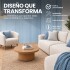 Pack x10 Wpc Simil Madera Wall Panel Lambrin 2.90x16.7 Celeste 1
