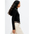 BLUSA ML FEM PRETO ESCURO
