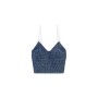 Camiseta Para Mujer M-Estere Azul marino/Blanco