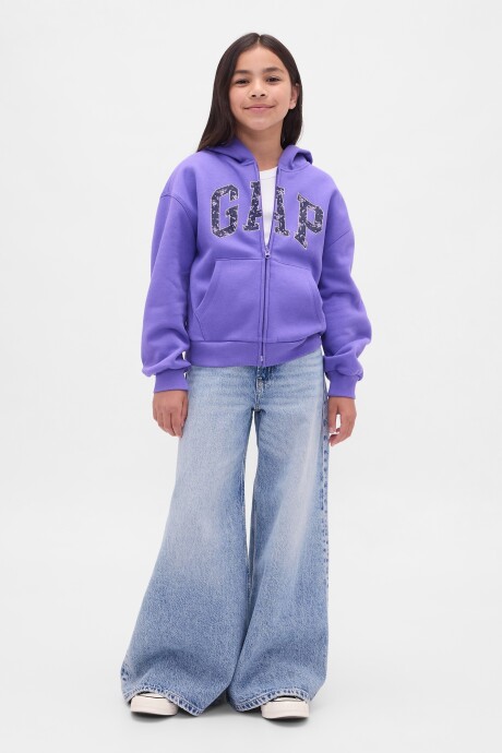 Canguro Con Cierre Niña Blue Iris 2