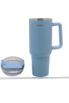 Vaso térmico doble capa acero 1200ML Celeste