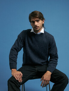 470420 SWEATER HARRY Azul Oscuro