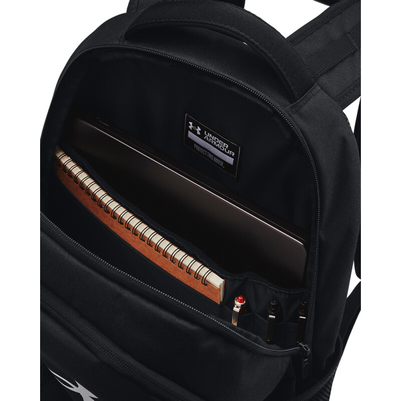 UA Hustle 6.0 Backpack-GRY BLK-002