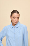 CAMISA FIORE Celeste