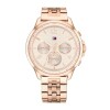 Reloj Tommy Hilfiger 1782224 para mujer con correa de acero Rosé