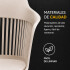 Silla Comedor ComboHome Cocina Aurora Marcela Nórdica 83Cm ® Beige 1
