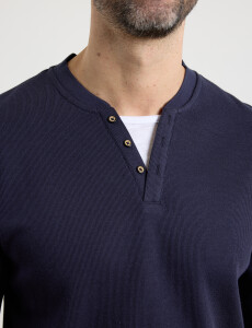 520911 T-SHIRT HARRY Azul Oscuro