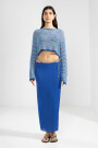 CROP SWEATER Blue