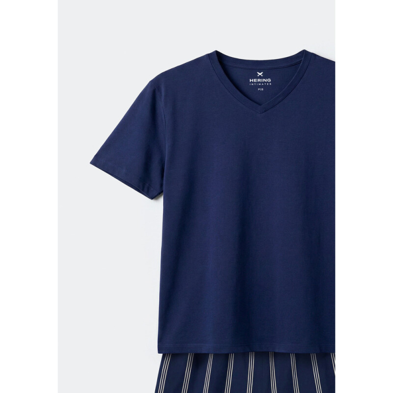 PIJAMA MM MASC AZUL ESCURO