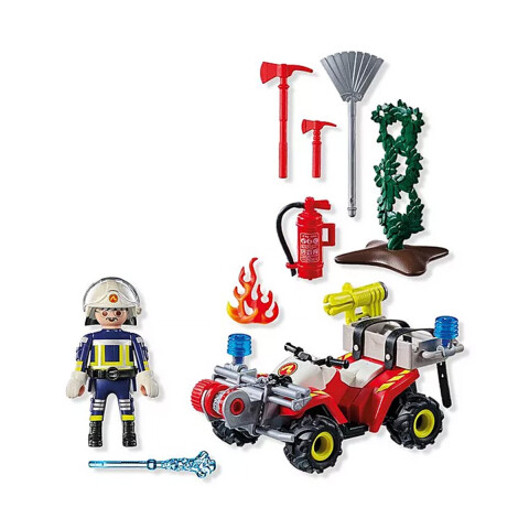 Cuatriciclo de Bombero Playmobil 47 Piezas U