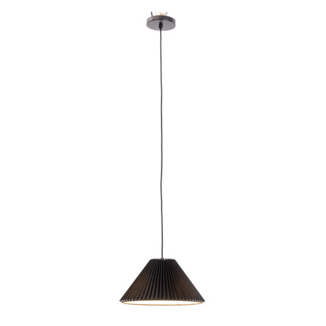 LÁMPARA DE TECHO NEGRO METAL PLEATING