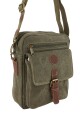 Morral cruzado en Lona Vintage Verde