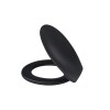 ASIENTO TAPA DE INODORO SOFT METASUL Negro