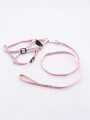 ARNÉS AJUSTABLE LOLA CON CORREA CINTA FUCSIA