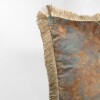 ALMOHADON ANTIQUE FRINGE Bronce - -