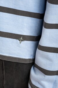 Sweater Polo Celeste