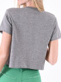 REMERA CORAZON GRIS