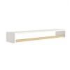 Estante Perchero Theo - infantil Pino Natural y MDF Blanco