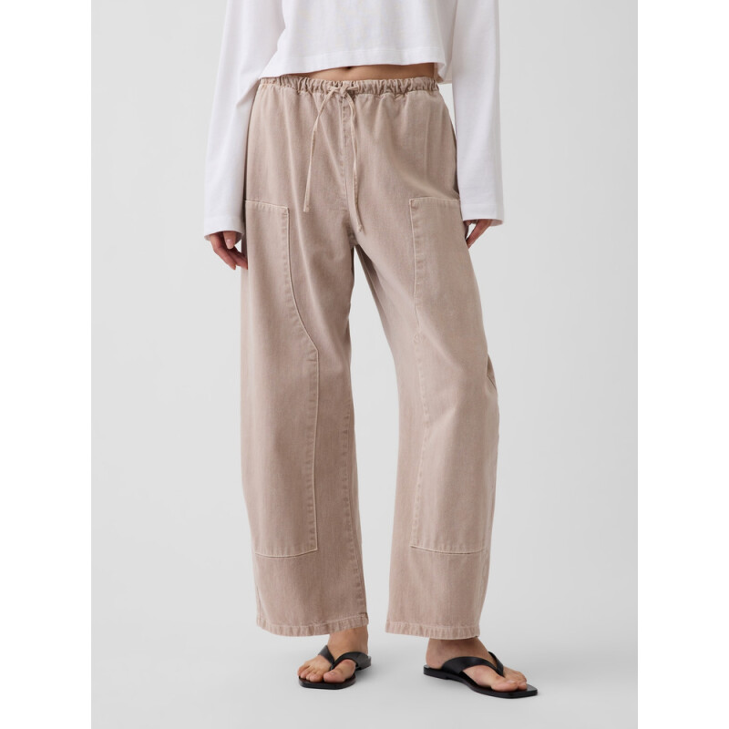 DBL KNEE BARREL PANT WICKER 1