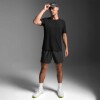 Polo Training Motion Cotton Flex Tee Hombre Black/black