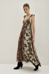 Vestido Boho Jacquard Mix Multicolor