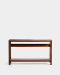 Consola Norani de madera maciza y chapa de acacia 140 x 80 cm Consola Norani de madera maciza y chapa de acacia 140 x 80 cm