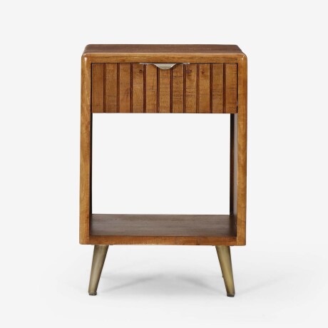 MESA DE LUZ MADERA MARRON RENEE 1C