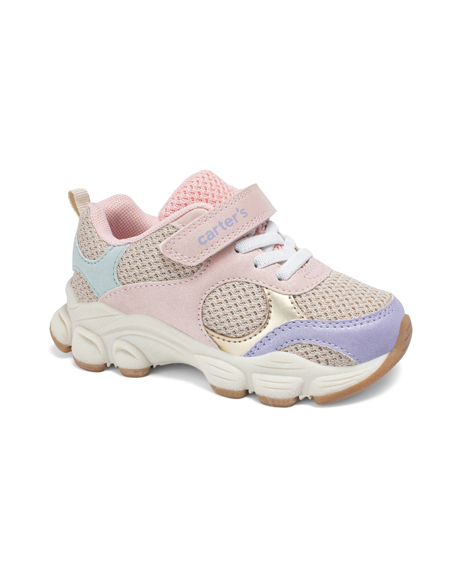 Championes con velcro, diseño colorblock Sin color