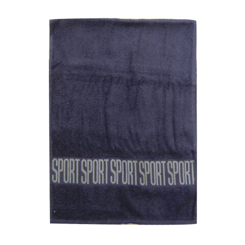 Toalla Social Sport Estampadas 30 x 80 cm AZUL MARINO