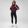 Polera Cozy Fleece Hoodie Mujer Oxblood