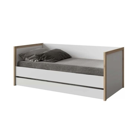 CAMA MARINERA 1 PLAZA MDF-Y-MADERA BLANCO ROCKY II