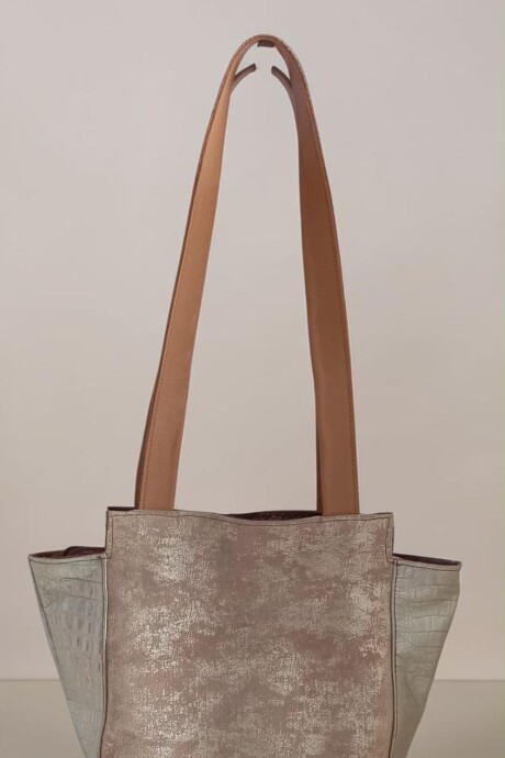 Cartera De Cuero Nia Linea Ottenta Basic Con Print Cartera De Cuero Nia Linea Ottenta Basic Con Print