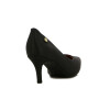 Zapato Vizzano Mujer Lxv Taco 7cm Punta Fina Negro