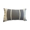Almohadón trenzas - 50x30cm - Gris Almohadón trenzas - 50x30cm - Gris