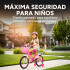 Bicicleta infantil Shengdi Rodado 16 Canasto Parrilla Hadas Color Rosa Oscuro