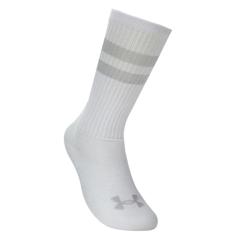 UA Essential 6pk Crew-BRN WHT-100