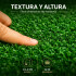 Césped Sintético 100 M2 Pasto Artificial Rollo Decoración Color Verde